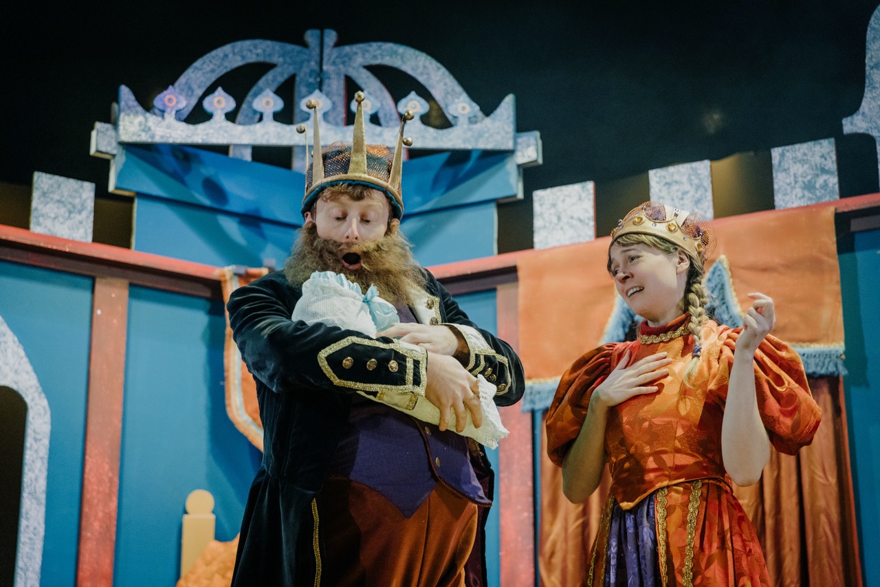 King Arnold (Ben Kernow) and Queen Ethel (Holly Cassidy)