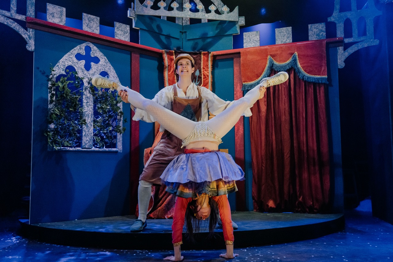 Russell (Charlotte Bister) and Briar Rose (Katy Owen) in Sleeping Beauty - Winter 2022