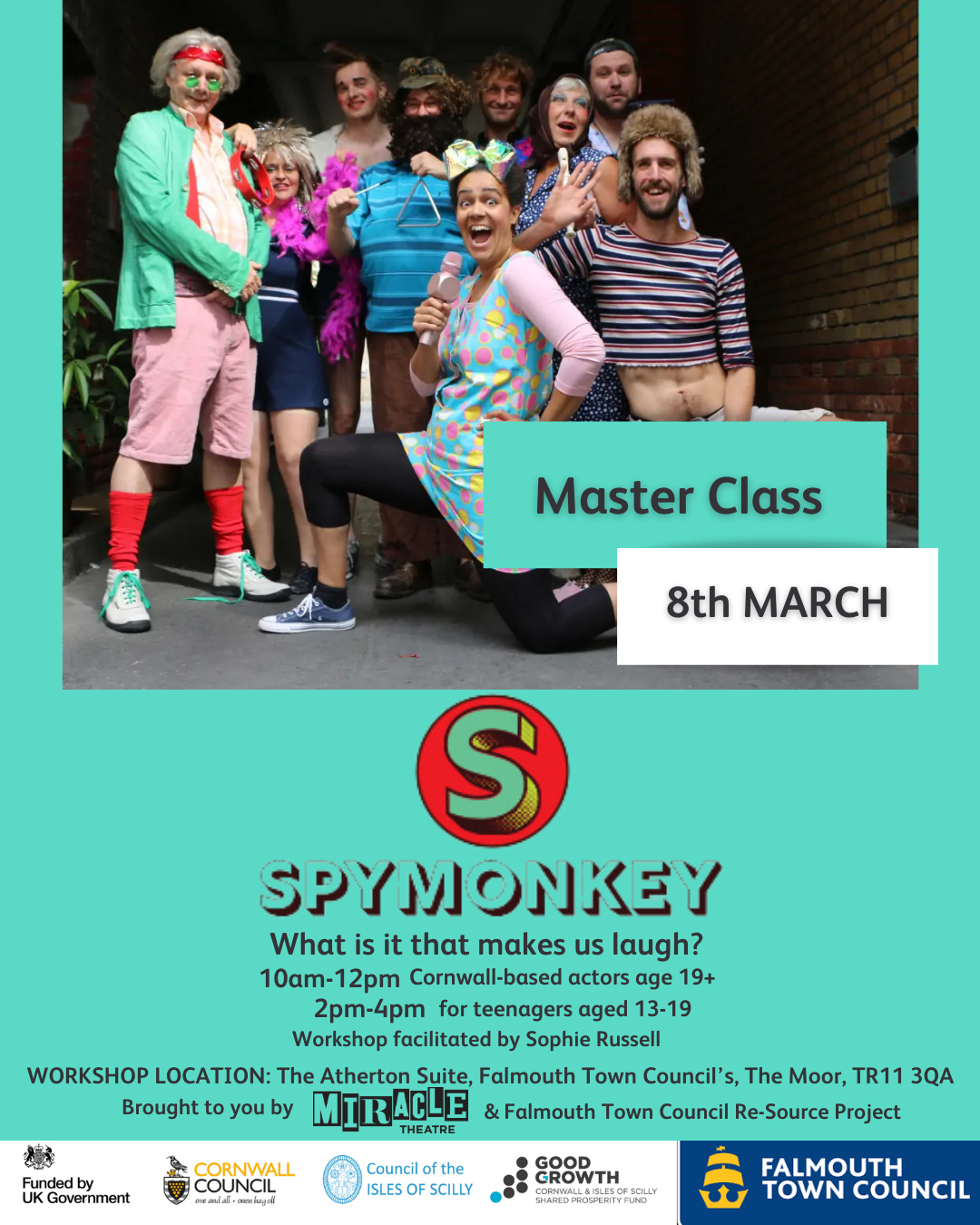 8TH MARCH SPYMONKEY Master Class